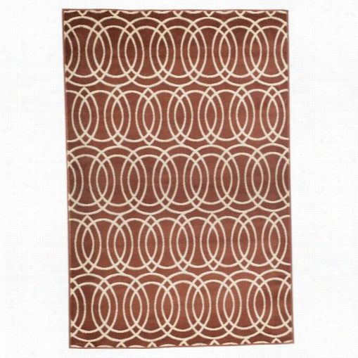 Lavish Home 62-2043a Geometric Brick Area Rug