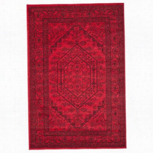 Safavieh Adr108f Adirondack Polypropylene Power Loomed Red/dark Aarea Rug