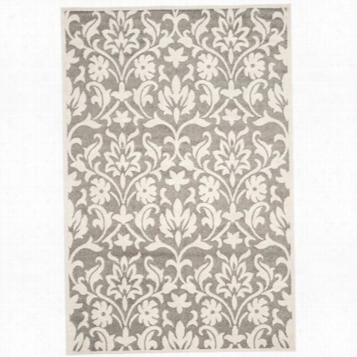 Safavieh Amt424r Amherst Polypropylene Host Loomed Dark Grey/beige Area Rug