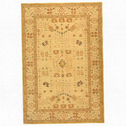 Safavieh An552a Anatolia Owol Hand Tufted Sand/sand Rug