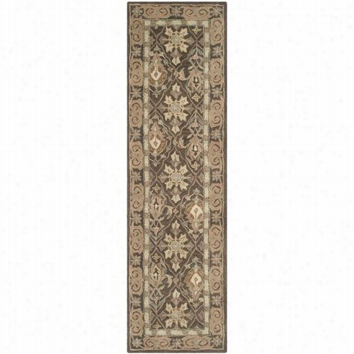 Safavieh An587c Anatolia Wool Pile Hand Tufted Brown/beige Rug