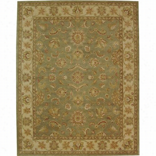 Safavieh At313a Antiquity Wool Hand Tuf Ted Green/gold Area Rug