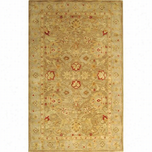 Safavie At822b Antiquity Woo L Hand Tuftedbrown/beige Area Rug