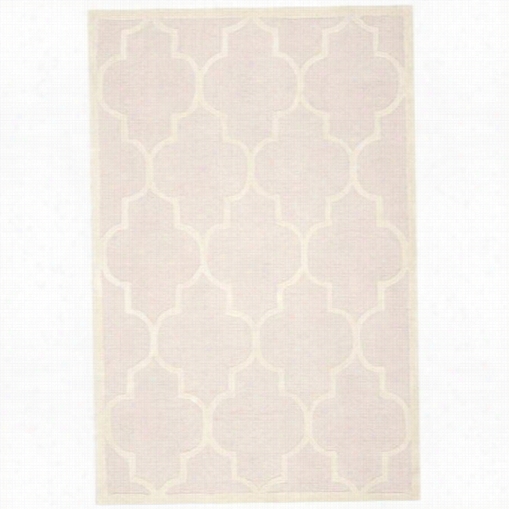 Safavieh Cam134m Cambriddge Wool Hand Tufted Light Pink/ivory Rug