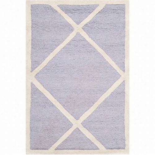 Safavieh Cam136c Cambridge Wool Hand Tufted Lavander/ivory Rug