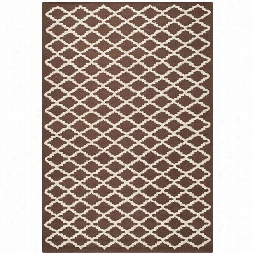 Safavieh Cam137h-2 Cambridge Wool Laborer Tufted Dark Brown/ivory  Rug