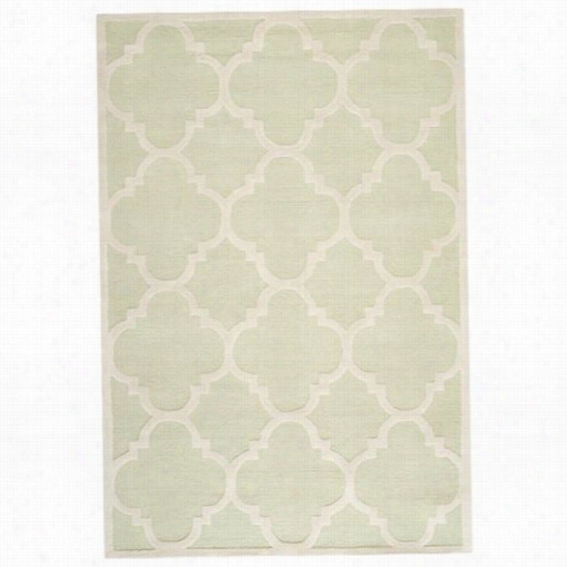 Safavieh Caml40b Cambridge Wool Hand Tudted Ligt Green/ivory Rug