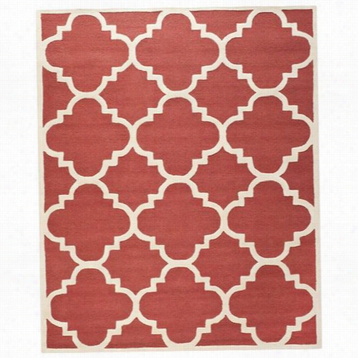 Safavieh Cam140l Cambridge Woolp Ilehand Tufted Rust/ivory Rug