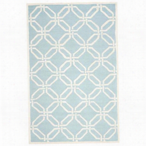 Safavieh Cam311e Cambridge 100% Wool Pile Hand Tufted - Loop And Sculpture Light Blue/ivory Rgu