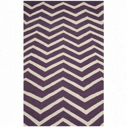 Safavieh Cam714p Cabridge Wool Pie Hand Tufted Purple/ivory Rug