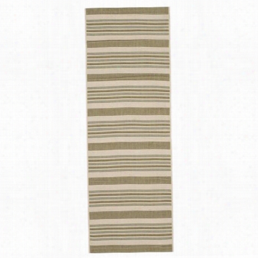 Safavieh Cy7062-234a18 Couryard Polypropylene Power Loomed Beige/green Area Rug