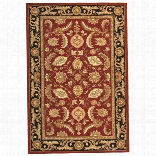 Safavieh Ezc454a Durarug Polypropylene/olefin Hand Hooked Red Rug