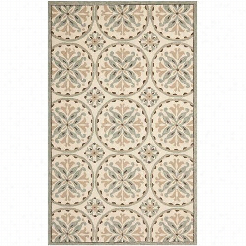 Safavieh Frs218a Four Seasons Polypropylene Hand Hooked Green/brown Rug