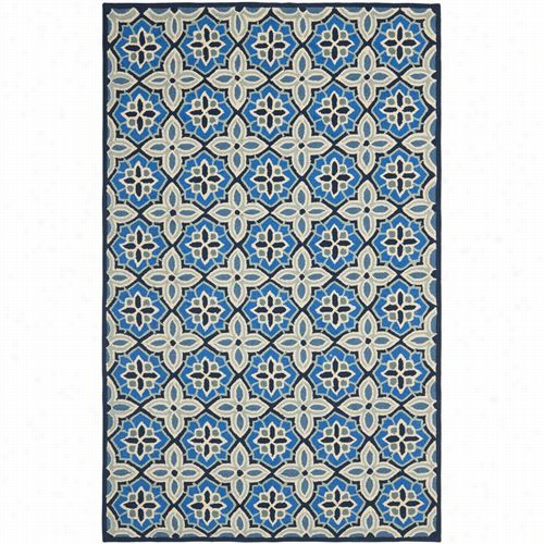 Safavieeh F Rs414d Four Seasons Polypropylene Hand Bent Blud Rug