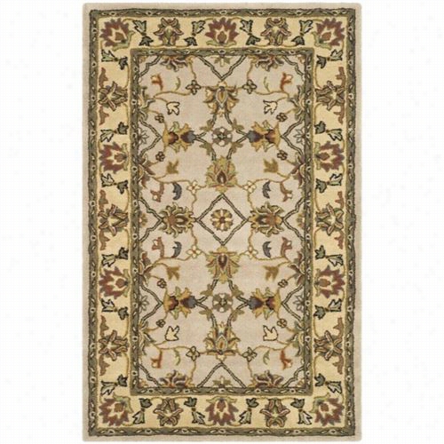 Safavieh Hg452a Heritage Wool Hand Tufted Ivory/light G Old Rug