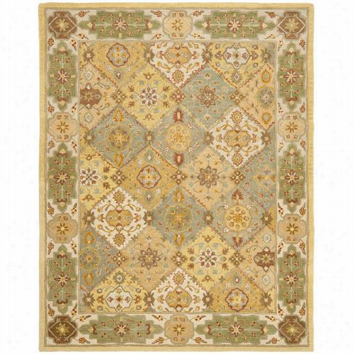 Safavieh Hg512c Heritage Woop Hand Tuvted Multi/ivory Rug