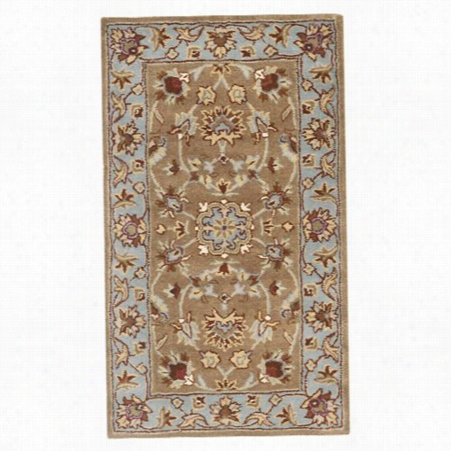 Safavieh Hg821a Heritage Wool Hand Tufted Beigeblue Rug