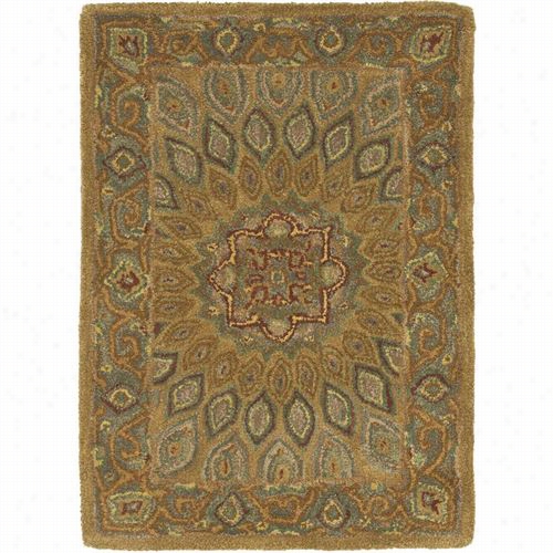 Safavieh Hg914a Heritage Wool Hand Tufted Ligth Brown/grey Rug