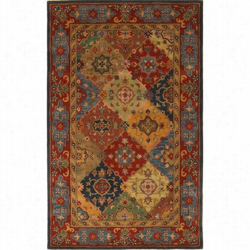 Safavieh Hg926a Heritage Wool Hand Tufted Red/multi Rug