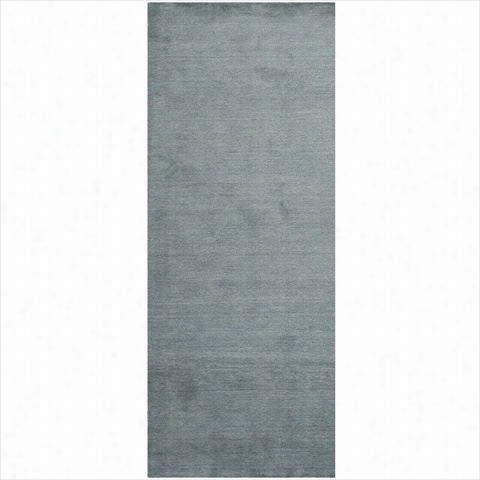 Safavieh Him311a Himalayan Wool Hand Loomed Blue Rug