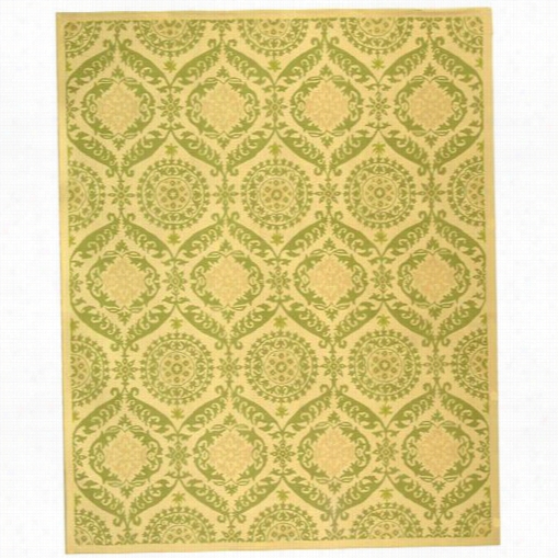 Safavieh Hk356c Chelsea Wool Hand Hooked Beige/green Rug