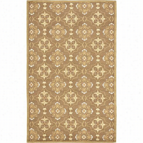 Safavieh Hk376c Chelsea Wool Hand Ooked Brown/green Rug