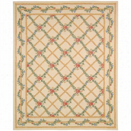 Safavieh Hk62a Chelsea Wool Hand Hoked Ivory Area Rug