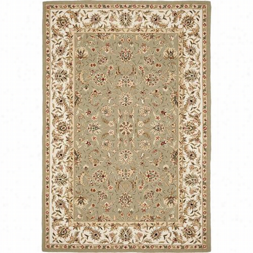 Safavieh Hk78d Chelsea Wook Lead Hooked Sage/ivory Rug