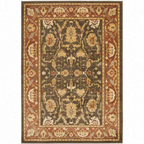 Safavieh Hlm1666-2520 Heirloom Polypropylene Machine M Ade Brown/gold Rug