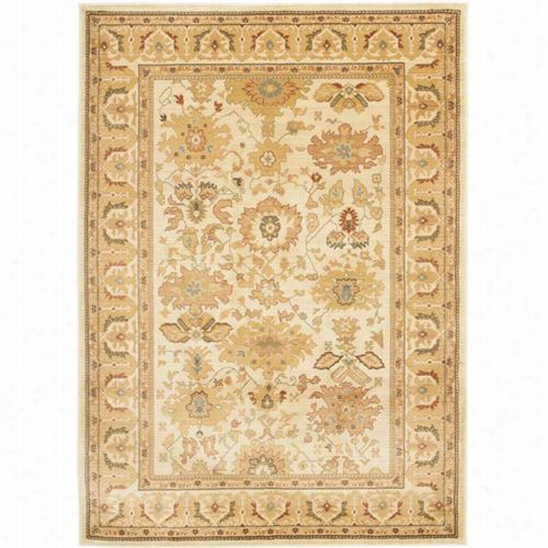 Safavieh Hlm1714-1111 Hrirloom Polypropylene Machine Made Crsme/creme Rug