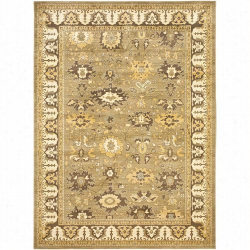 Safavieh Hlm1741-5225 Heirlooom Polypropylene Machine Made Green/brown Rug