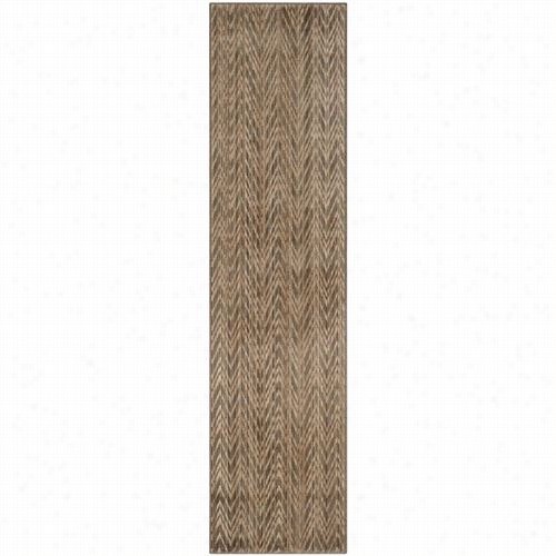 Safaviehinf588v Infinity Polyester Power Loomed Taupe/beige Rug