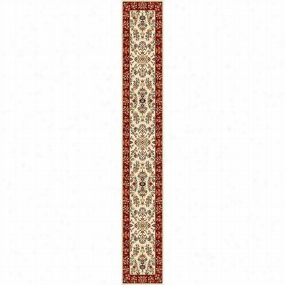 Safavieh Lnh31a Lyndhurst Polyprpylene Machine Made Iviry/red Area Rug