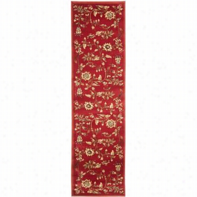 Safavieh Lnh 552-4091 Lyndhurst Oplypropylene Mchine Made Red/multi Area Rug