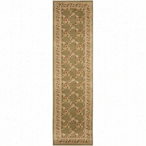 Safavieh Lnh557-5252 Lyndhurst Polypropylene Mach Ine Made Verdant/green A Rea Rug