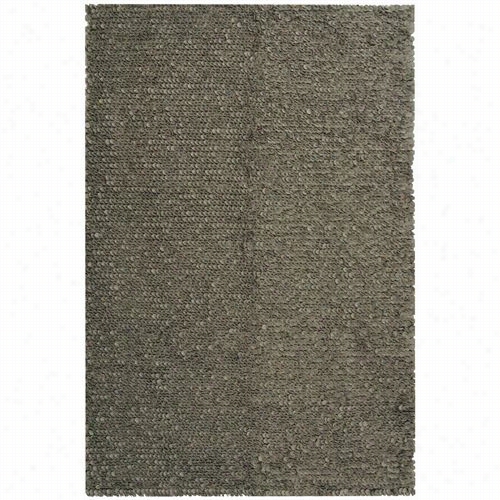 Safavieh Man415b Manhattan Wool Hand Woven Grey Area Rug