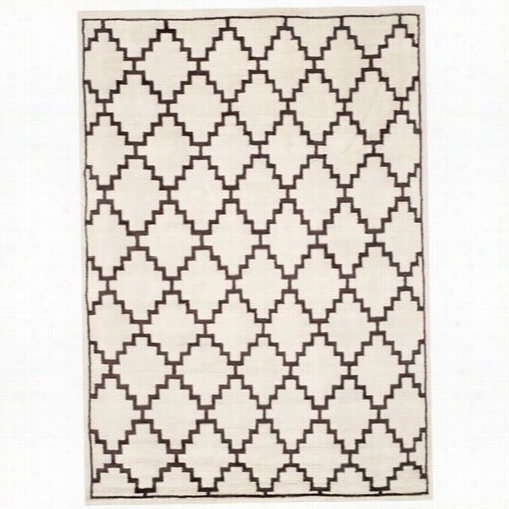 Safavieh Mos157a Mosaicwool And Viscose Hand Knottedbeige/charcoal Rug