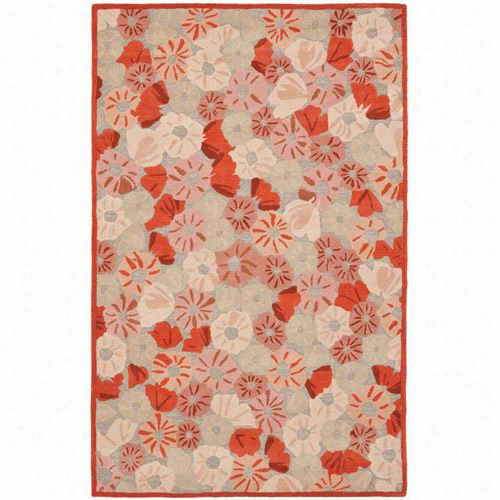 Safavieh Msr3625b Martha Stewar Twool Hand Tjfte Dcayenne Red Area Rug