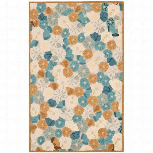 Safavieh Msr4625c Martha Stewartwool Hand Tufted Cornuopia  Beige Area  Rug