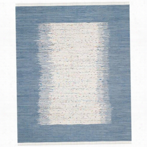 Safavieh Mtk711e Montaukcotton Pilr Handwoven Ivory/dark Blue Rug