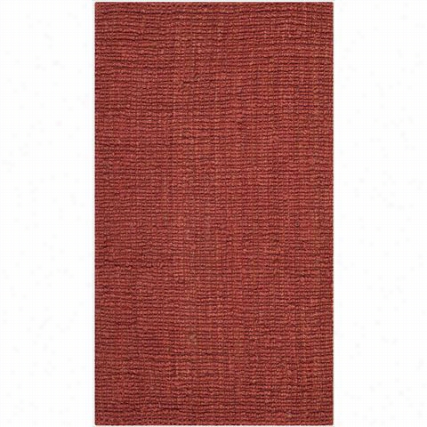 Safavieh Nf447c Natural Fiber Jute Power Loomef Rust Area Rug