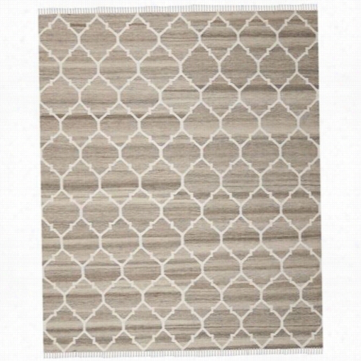 Safavieh Nkm317a Natural Kilim Hand Woven Flat Weavelight Grey/ivory Area Rug