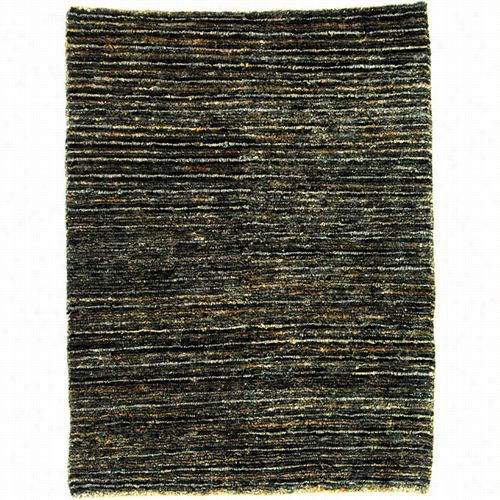 Saffavieh Org215a Organkca Jute Ahnd Knotted Charcoal/charcoal Superficial Contents Rug