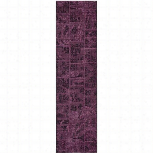 Safavieh Pal121-56c7-27 Palazzo Polypropylene Power Loomed Black/purple Area Rug