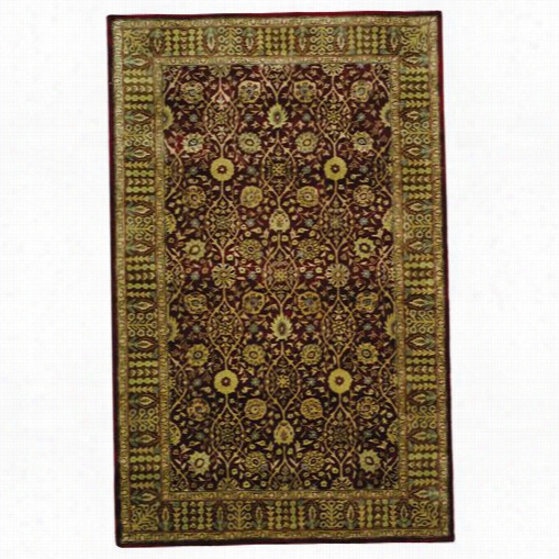 Safavieh Pl518c Persian Legend Wool Hand Tufted Red  / Light Brown Area Rug