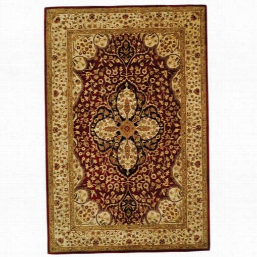 Safavieh Pl522a Persian Legend Wol Hand Tufted Red / Beige Area Rug