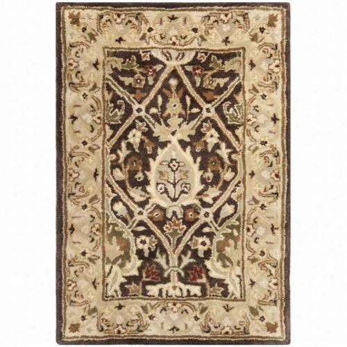 Saf Avieh Pl819j Persian Legend Wool Hand Tufred Brown/beige Area Rug