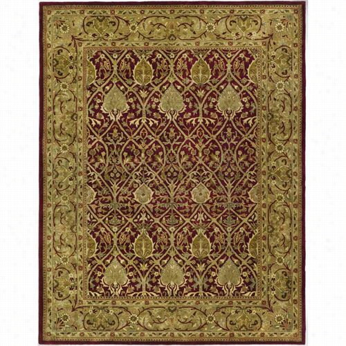 Safavieh Pl19k Persian Legend Wool Palm Tufted Red/gold Area Rug