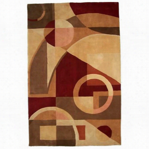 Safavieh Rd845a Rodeo Drive Wool Hand Tufted Beige/multi Rug