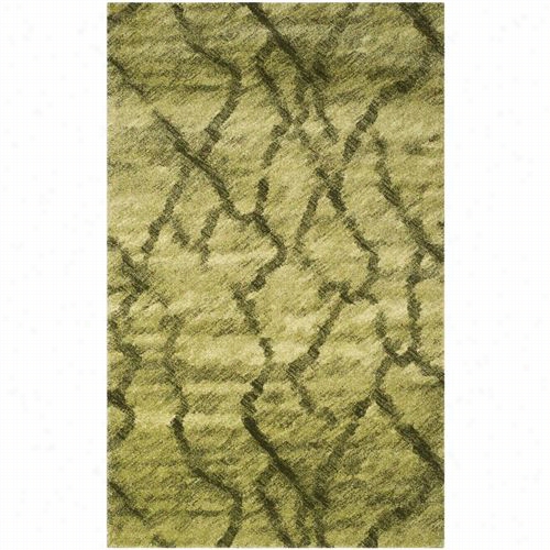 Safavieh Ret2144-5259 Retro Polypropylene Pwoer Loomed Green/dark Green Rug